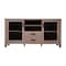 Flash Furniture Dion Brown 59 Inch Kitchen and Dining Room Buffet Sideboard Storage Cabinet, 2 Drawers, Open Shelf EV-CA7515-ZZ-BR-GG - alternate 9